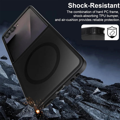Magnetic Translucent Case For Samsung Galaxy Z Flip 7