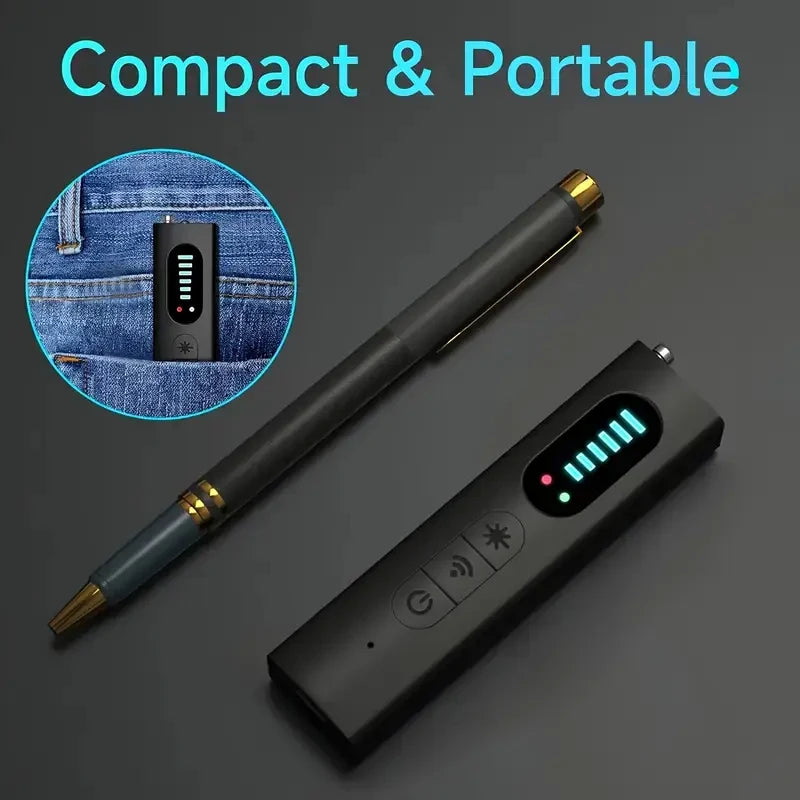 RF Signal Detector for Hidden Cameras and GPS Trackers