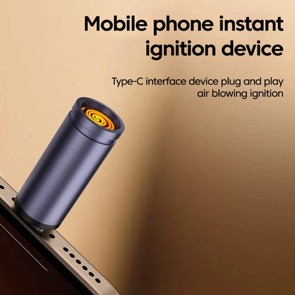 Type-C Electric USB Cigarette Lighter – Windproof Mini